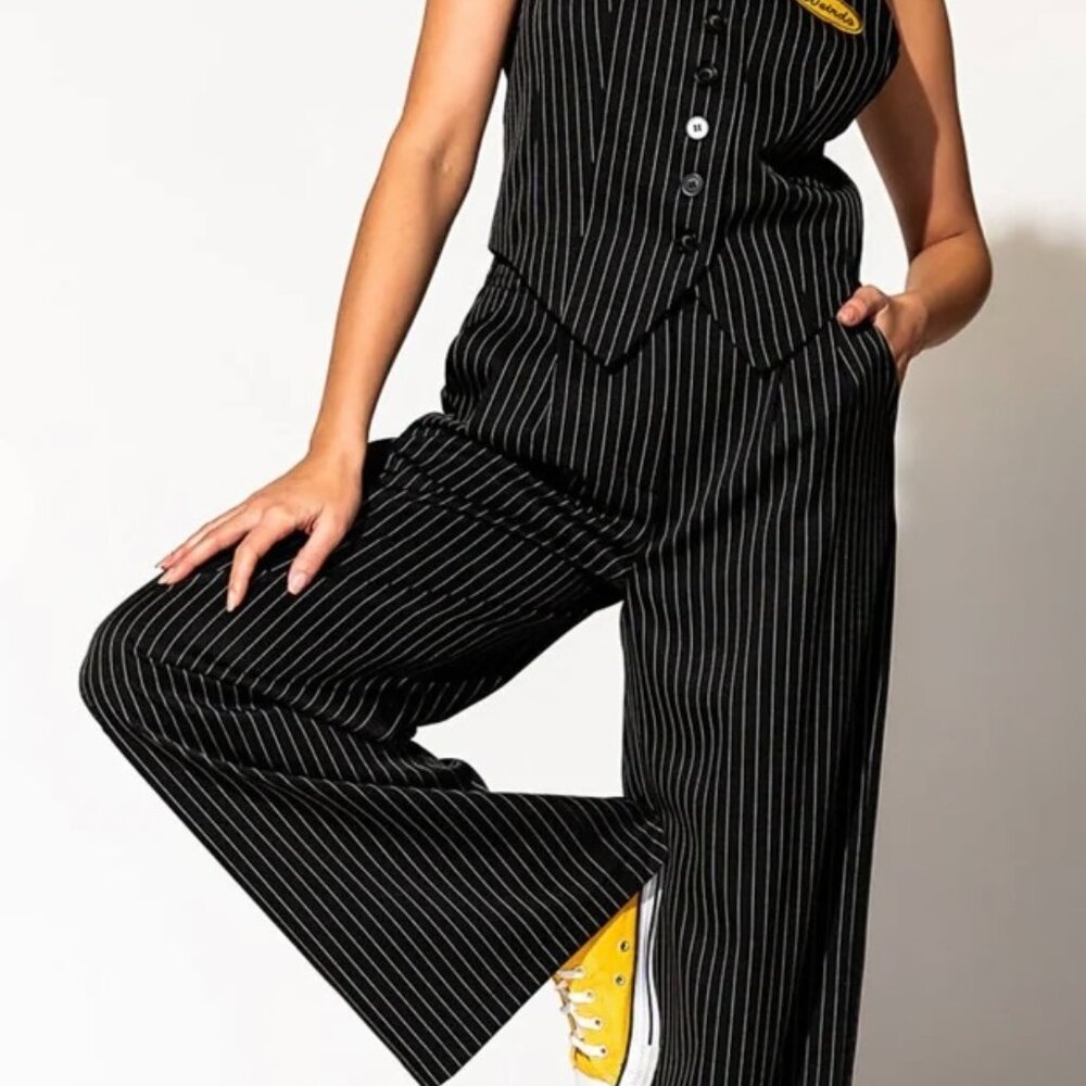 Dressed in LaLa Pinstripe Women's Trousers